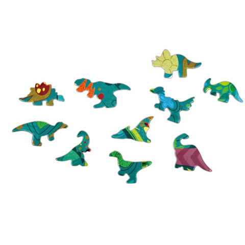 Puzzle - Dinozaur cu piese tematica dinozaur, 202 piese, copii varsta 8 ani+ [3]