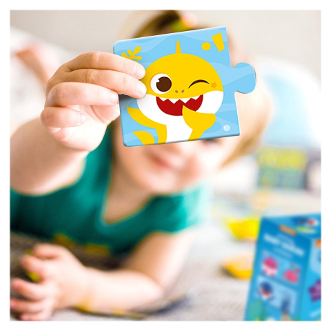 Puzzle duo de potrivire a culorilor, Baby Shark, varsta 2-5 ani [2]