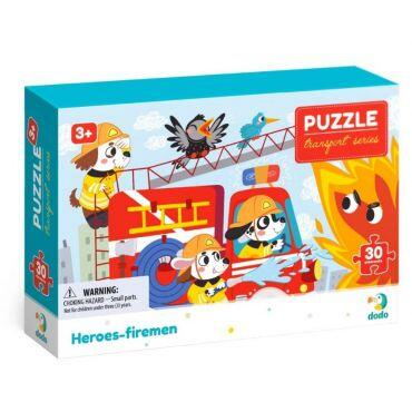 Jucării și Jocuri pentru copii - Puzzle - Eroii pompieri (30 piese)