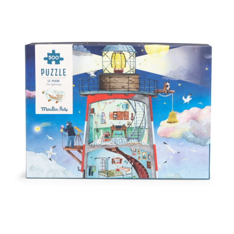 Jucării și Jocuri pentru copii - Puzzle Farul, Moulin Roty Baiat, Fata, varsta +9 ani, 6 - 9 ani