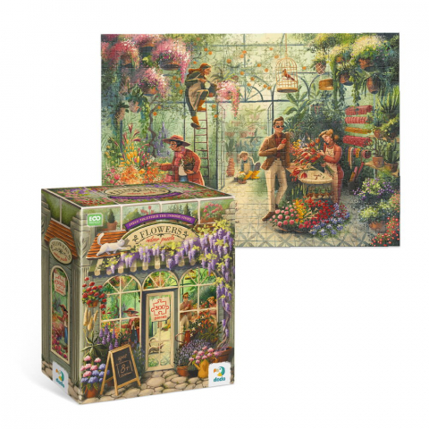 Jucării și Jocuri pentru copii - Puzzle - Floraria (300 piese)