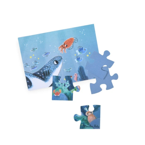 Puzzle fosforescent Sub apa -Aventurile lui Paulie, Moulin Roty varsta 3 - 6 ani, 6 - 9 ani [2]
