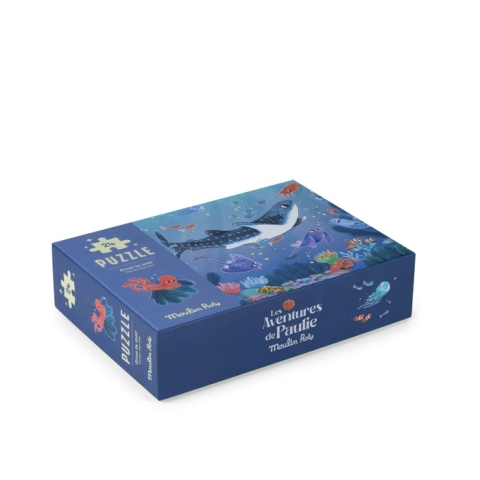 Puzzle fosforescent Sub apa -Aventurile lui Paulie, Moulin Roty varsta 3 - 6 ani, 6 - 9 ani [1]