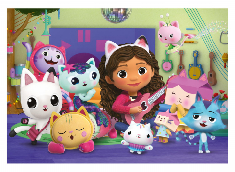 Puzzle - Gabby si ora de muzica  (100 piese XL ) [1]