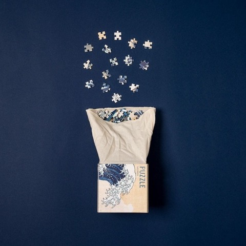 Puzzle Hokusai Valul, Londji Baiat, Fata, varsta +9 ani [1]