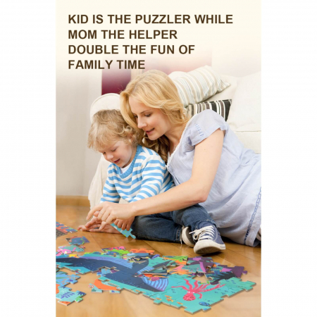 Puzzle pentru Podea, Valiza cu Animale Marine - Jucarii MiDeer [5]