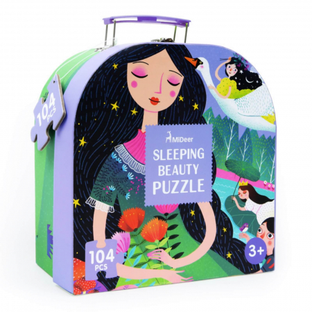 Jucării și Jocuri pentru copii - Puzzle pentru Podea, Cadou Frumoasa Adormita, Jucarii MiDeer