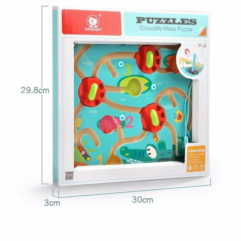 Puzzle labirint - Crocodilul [5]