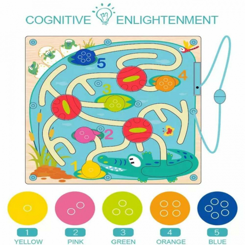 Puzzle labirint - Crocodilul [4]