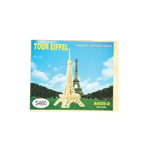 Jucării și Jocuri pentru copii - Puzzle lemn 3D - Turnul Eiffel, 2 foi, Colorarte, A025-2