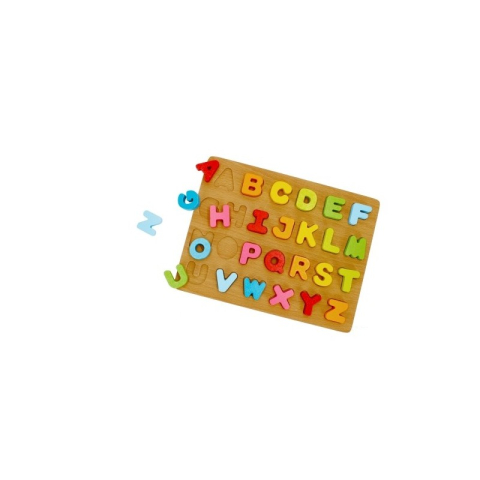Puzzle lemn decupat, relif MegaCreative, litere, 435865 [4]