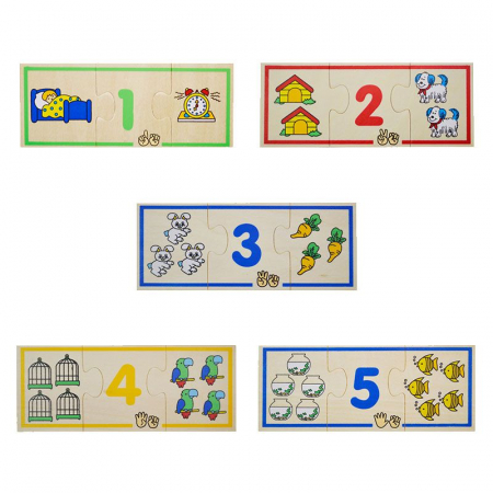 Puzzle lemn Invatam numerele [1]