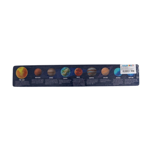 Puzzle lemn relief - sistem solar, 390x70mm, CNX, QPD-1666 [1]