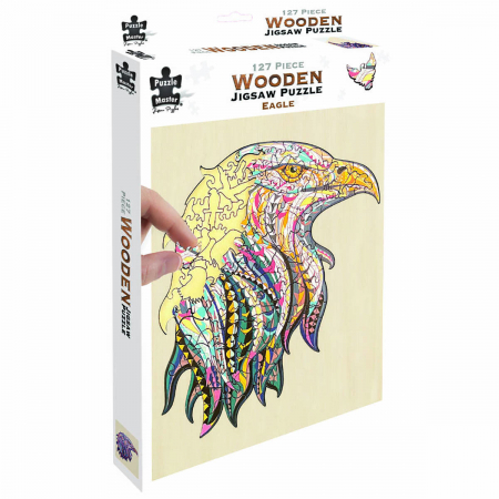 Puzzle 100 - 299 piese - Puzzle lemn Vultur