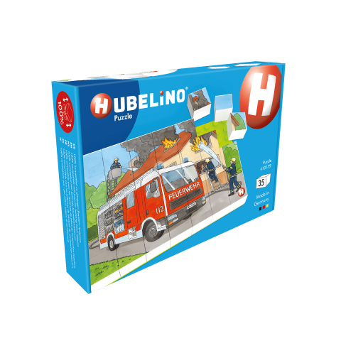 Puzzle Masina de pompieri Hubelino (35 piese), copii varsta 4 ani+,6 ani+ [3]