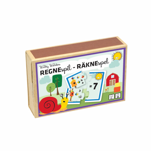 Jucării și Jocuri pentru copii - Puzzle matematic - Invat sa numar