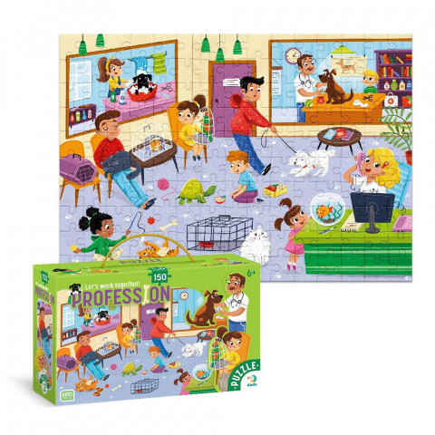 Puzzle meserii - Medic veterinar (150 piese) [1]