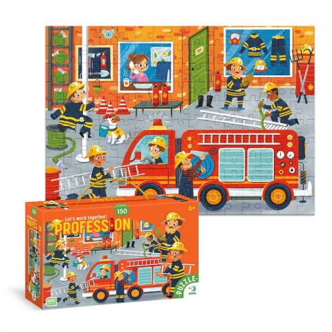Puzzle meserii - Pompier (150 piese) [1]