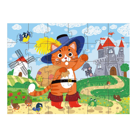 Puzzle Motanul Încălțat, 30 piese, varsta 3-6 ani [1]