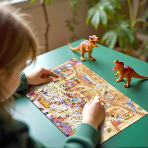 Puzzle - Muzeul naturii ( 150 piese) [4]