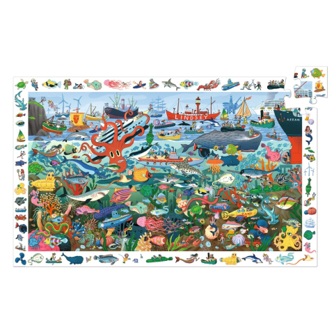 Puzzle ObservaÈ›ie Secretele marii, Djeco Baiat, Fata, varsta +9 ani, 6 - 9 ani [1]