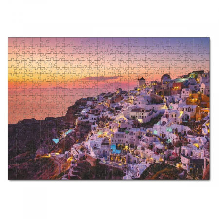 Puzzle Oia village, Grecia, 500 piese, 8+ ani [1]