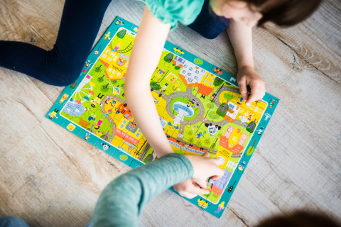 Puzzle - Orasul (80 piese) [5]