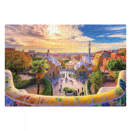 Puzzle Parcul Guell, Barcelona, 1000 piese, 8+ ani [1]