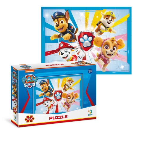 Puzzle - Patrula Catelusilor: Catelusi curajosi (30 piese) [1]