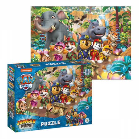 Puzzle Patrula catelusilor, Jungle, 60 piese, 4-7 ani [2]