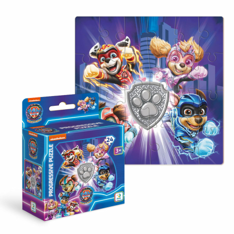 Jucării și Jocuri pentru copii - Puzzle - Patrula Catelusilor: Supereroi (24 piese)