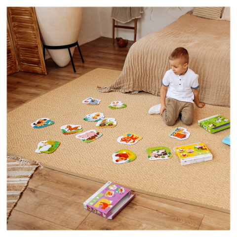 Puzzle pentru bebelusi, Animale de companie, copii varsta 1-3 ani [2]