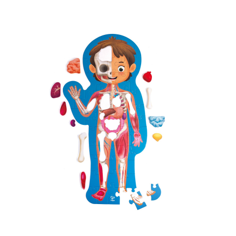 Puzzle pentru copii - Corpul Uman (61 piese), copii varsta 4 ani+,6 ani+ [2]