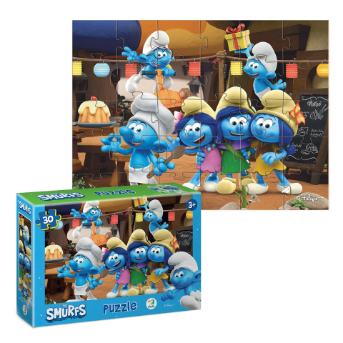 Puzzle Petrecerea Ștrumfilor, 30 piese, varsta 3-7 ani [3]