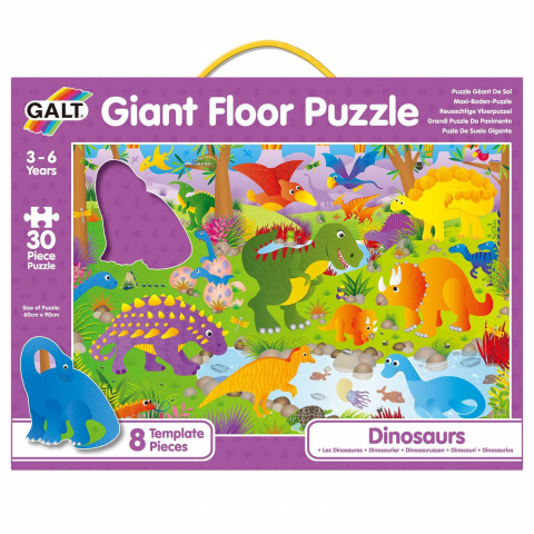 Jucării și Jocuri pentru copii - Puzzle Podea: Dinozauri (30 piese)