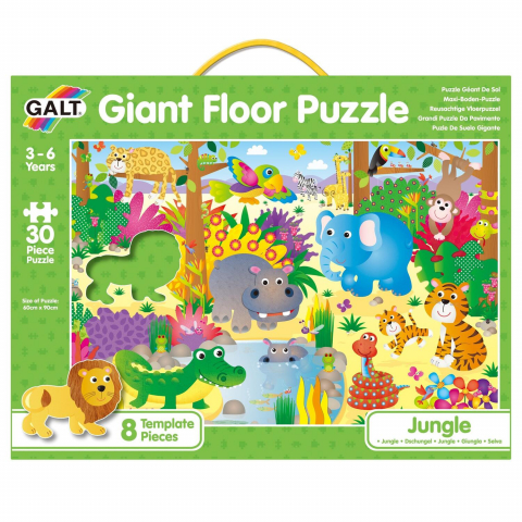 Jucării și Jocuri pentru copii - Puzzle Podea: Jungla (30 piese)