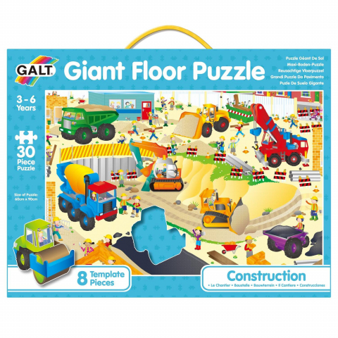 Jucării și Jocuri pentru copii - Puzzle Podea: Santierul (30 piese)