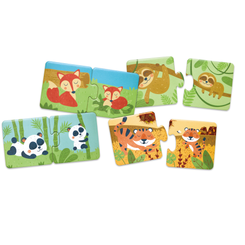 Puzzle potriveste perechea - Animale si pui (36 piese), copii varsta 1 an+,2 ani+ [3]