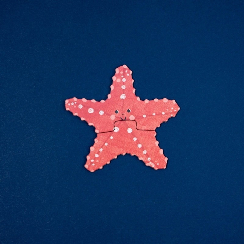 Puzzle reversibil animale marine, Londji Baiat, Fata, varsta 1 - 3 ani [4]
