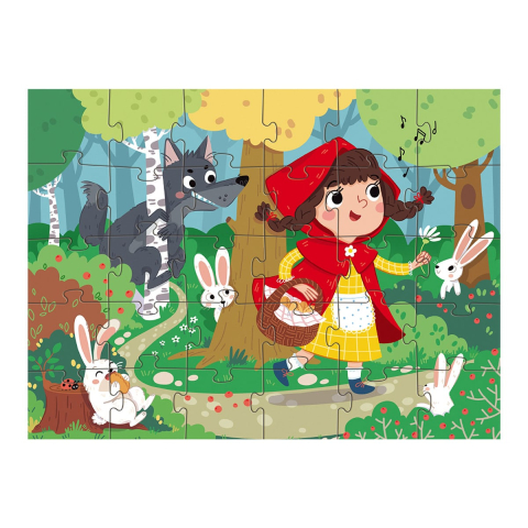 Puzzle Scufița Roșie, 30 piese, varsta 3-6 ani [1]