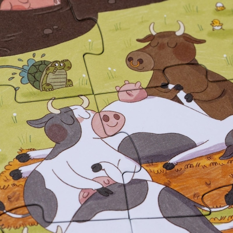 Puzzle si joc de observatie Farmtastic, Londji Baiat, Fata, varsta 3 - 6 ani [3]