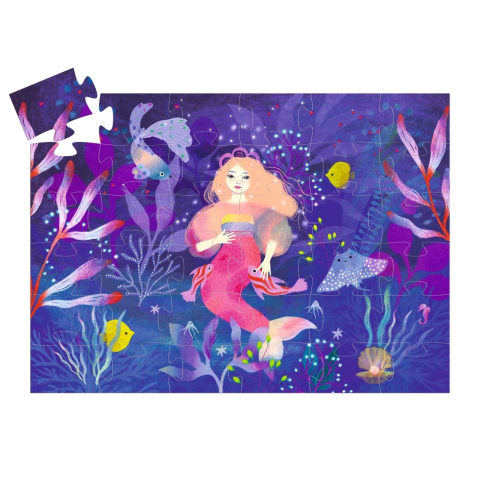 Puzzle Sirena Ella, Djeco pentru Fata varsta 45722 [1]