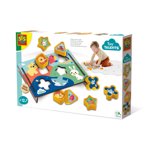 Jucării de stivuit, construit si sortat - Puzzle - Sortator de forme, copii varsta 1 an+