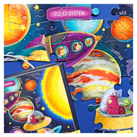 Puzzle Spatiul Cosmic, 100 piese, 5-10 [2]