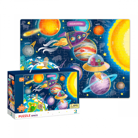 Puzzle Spatiul Cosmic, 100 piese, 5-10 [3]