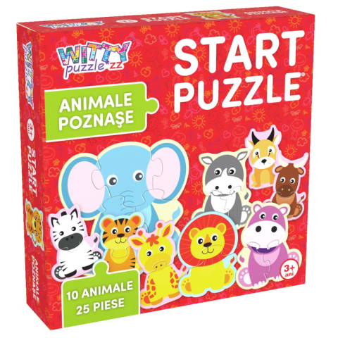 Jucării și Jocuri pentru copii - Puzzle start puzzle Animale poznase 