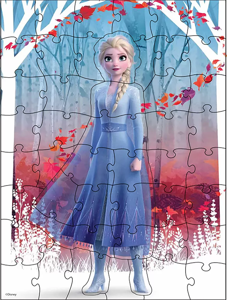 Puzzle Surpriza Frozen 2 cu 48 piese in cutie diamant [1]