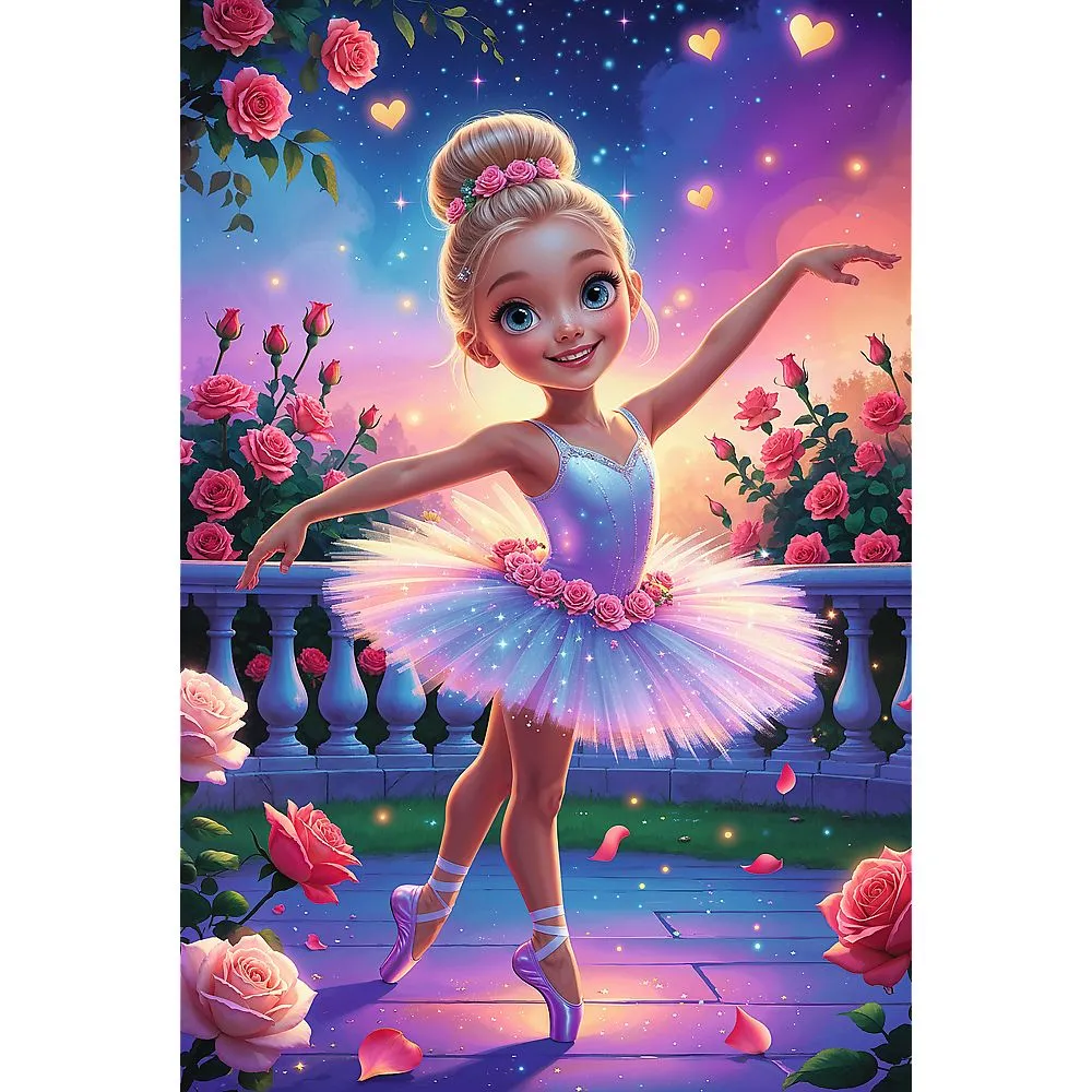 Puzzle trefl 100 balerina, copii varsta 5 ani pana la 9 ani [1]