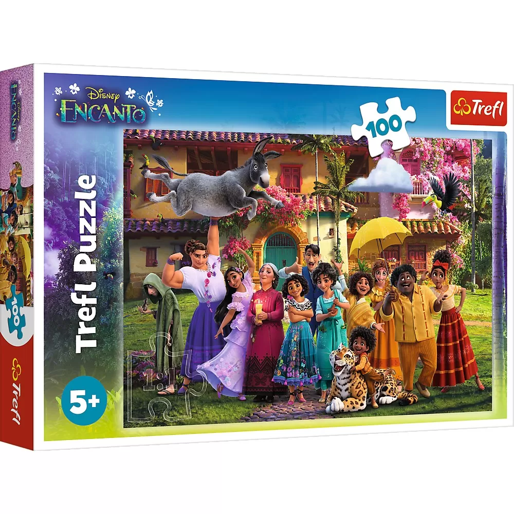 Jucării și Jocuri pentru copii - Puzzle trefl 100 disney encanto magia din encanto