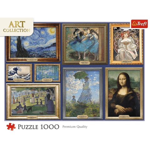 Puzzle trefl 1000 art collection o colectie de capodopere de arta copii varsta 12 ani - +15 ani [2]
